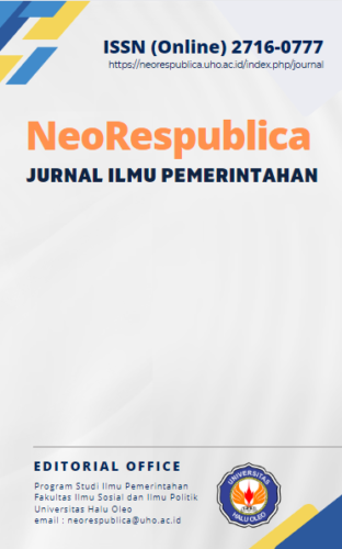 NeoRespublica: Jurnal Ilmu Pemerintahan