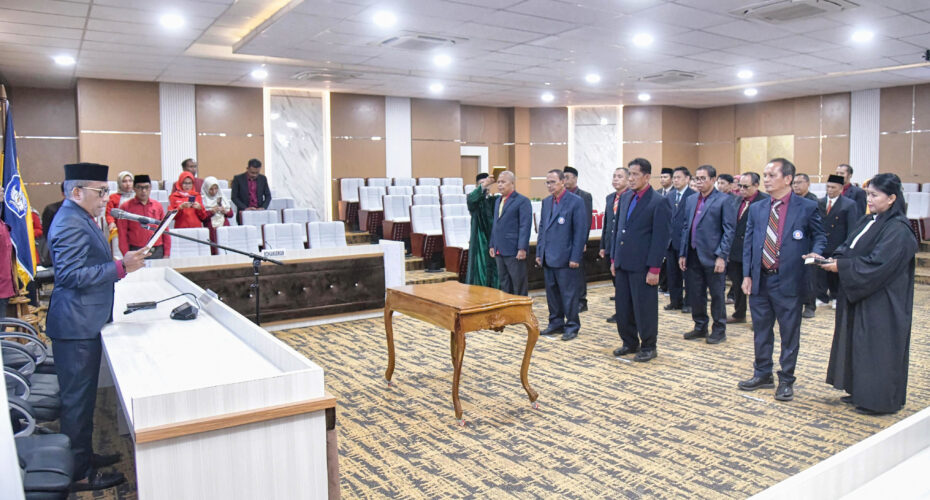 Senat UHO Periode 2025–2029, Dilantik