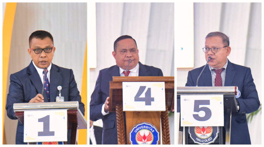 Terpilih Tiga Calon Rektor Baru UHO