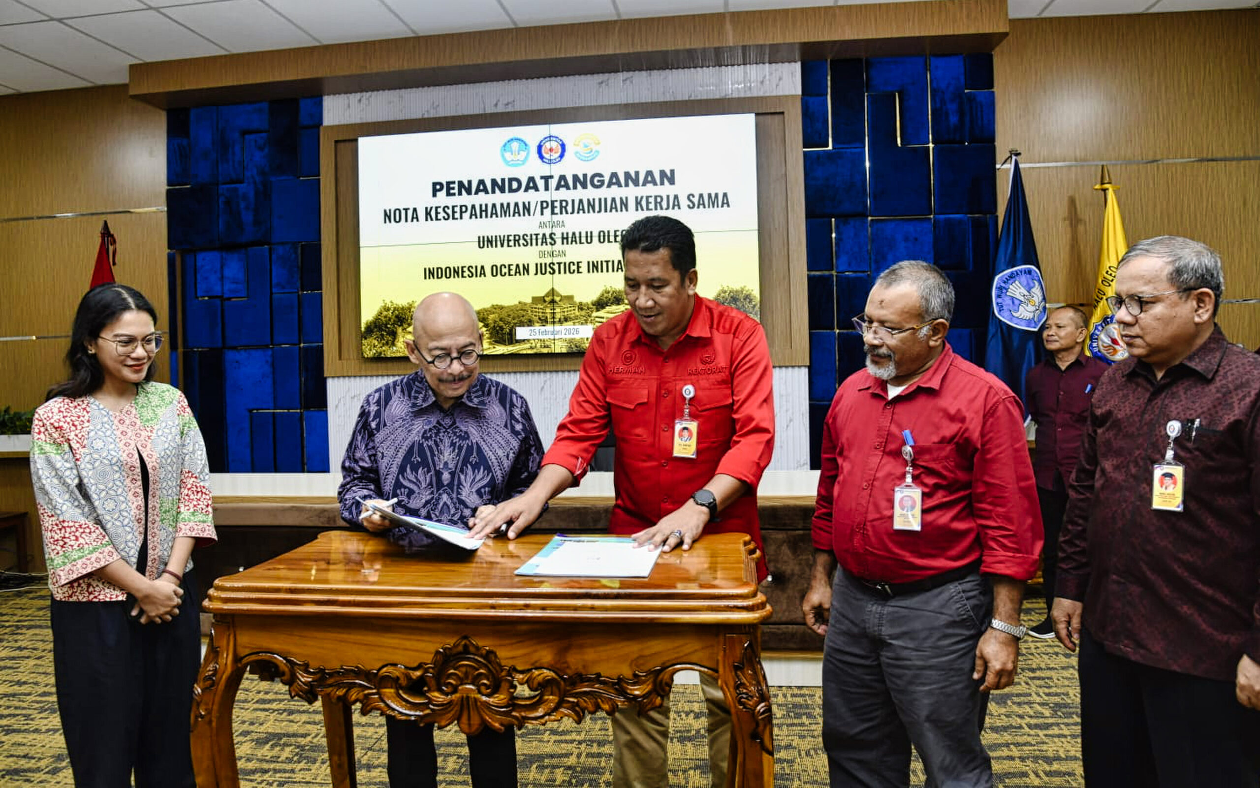 UHO dan IOJI Sepakati Kerja Sama Transformasi Hukum Berbasis Ekologi