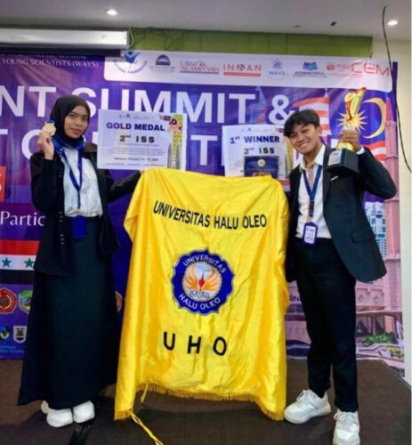 DUA DELEGASI MAHASISWA UHO WAKILI INDONESIA DI INTERNASIONAL STUDENT SUMMIT 2026