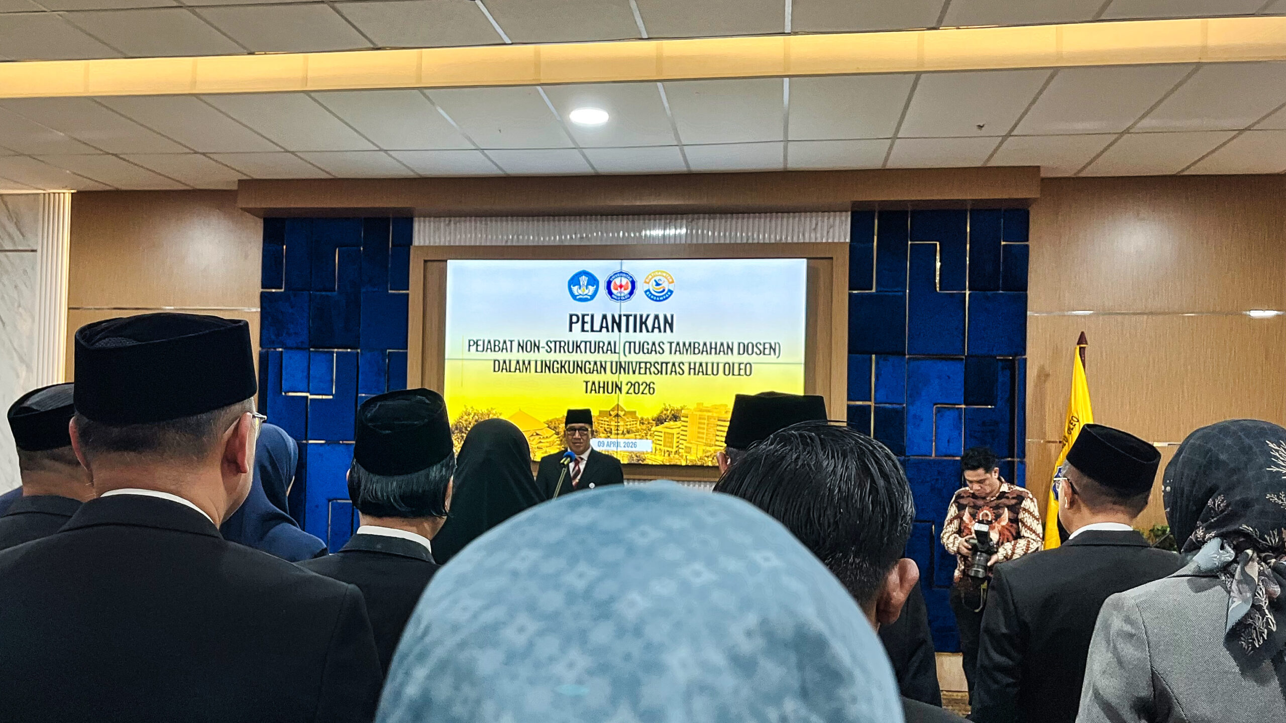 Sebanyak 29 Pejabat Nonstruktural UHO Resmi Dilantik