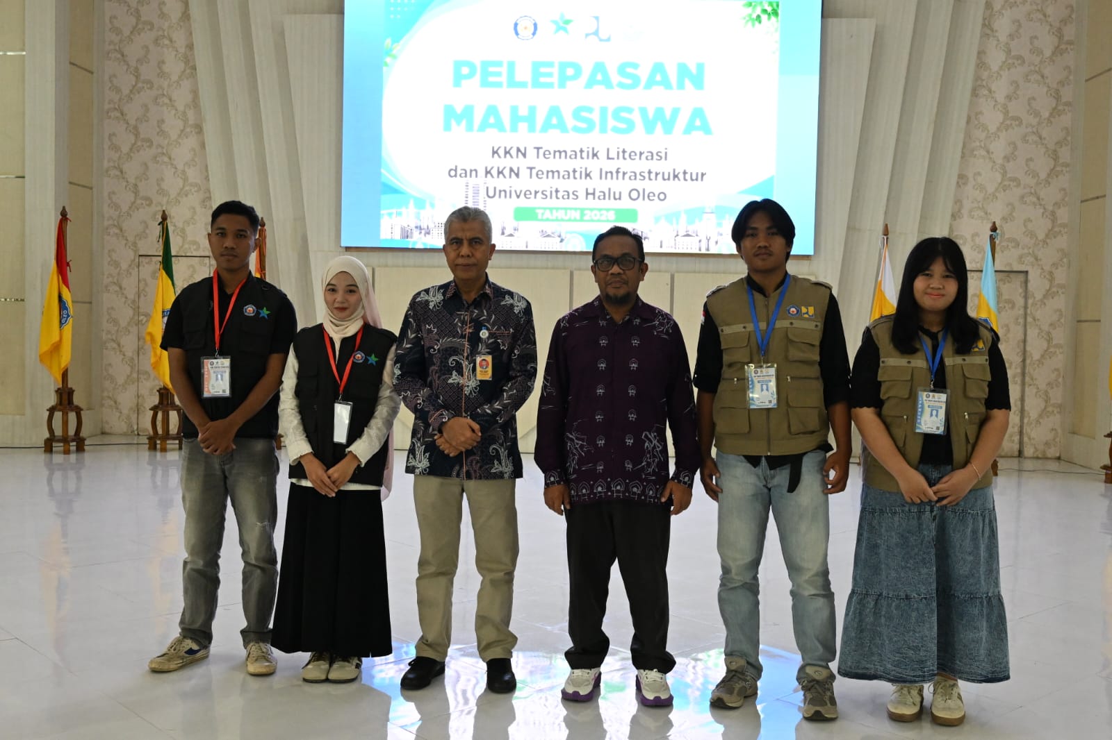 PELEPASAN MAHASISWA  KKN TEMATIK LITERASI DAN TEMATIK INFRASTRUKTUR PUPR TAHUN 2026