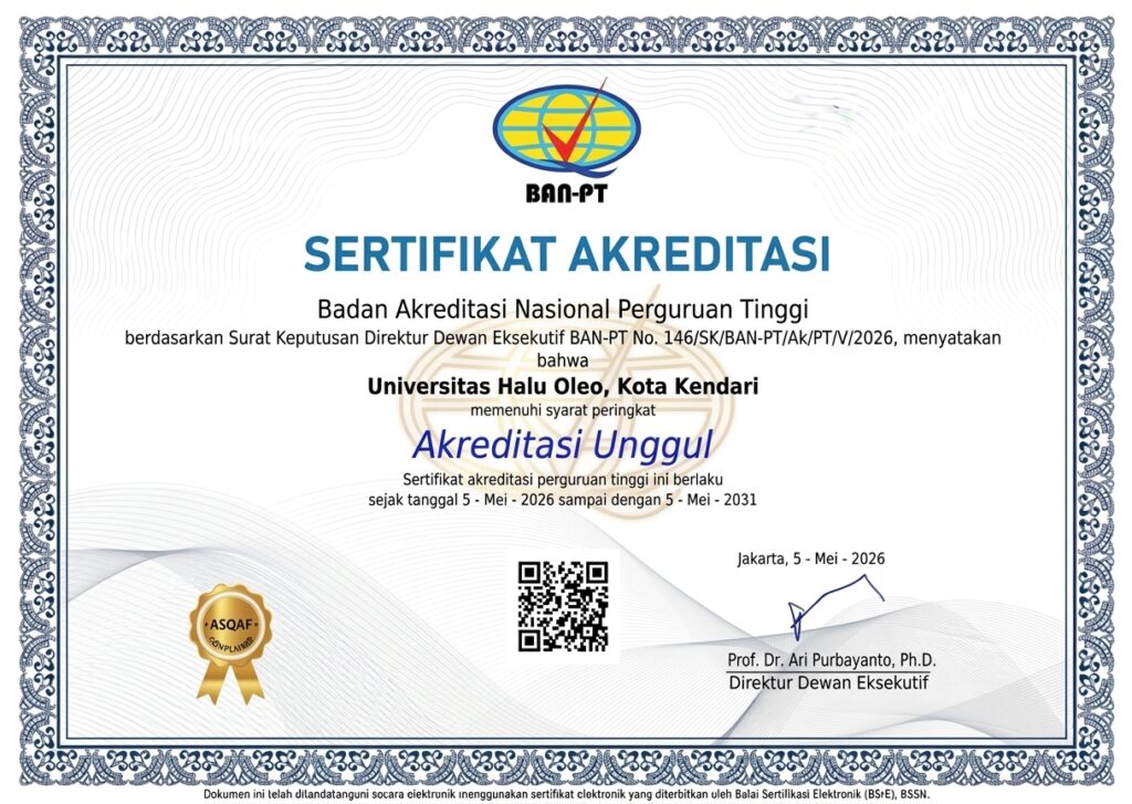 Akreditasi Institusi UHO