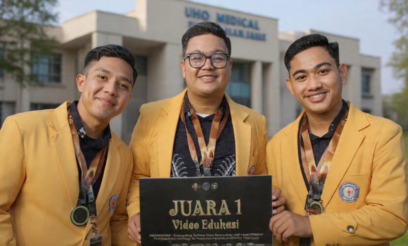 MAHASISWA UHO RAIH JUARA 1 NASIONAL “MEDSMOTION”