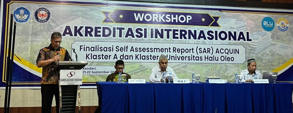 UHO Gelar Pendampingan Teknis Finalisasi SAR Akreditasi Internasional ACQUIN
