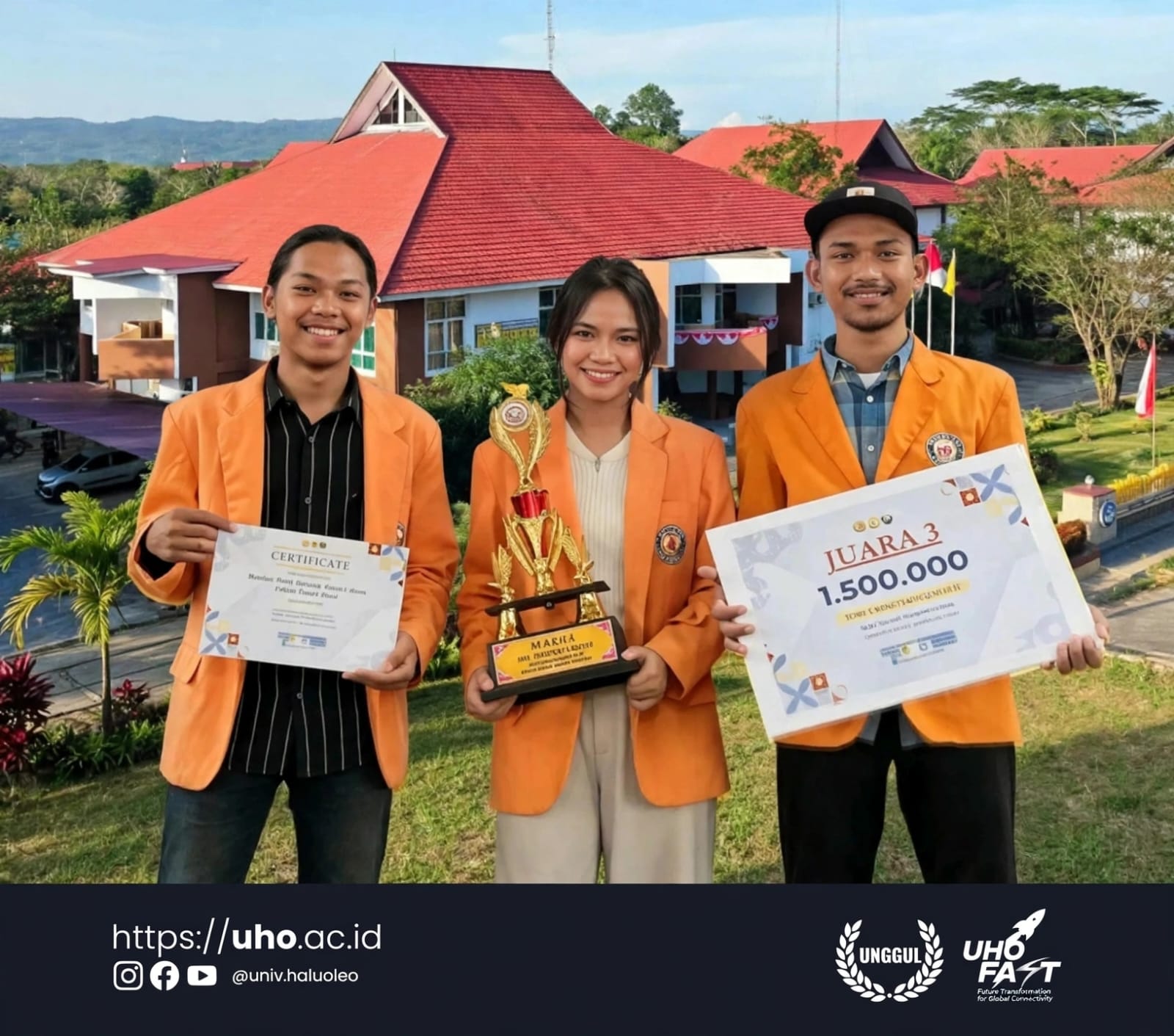 MAHASISWA ILMU TANAH FAPERTA UHO RAIH JUARA 3 SOIL JUDGING CONTEST 2026 DI UNPAD