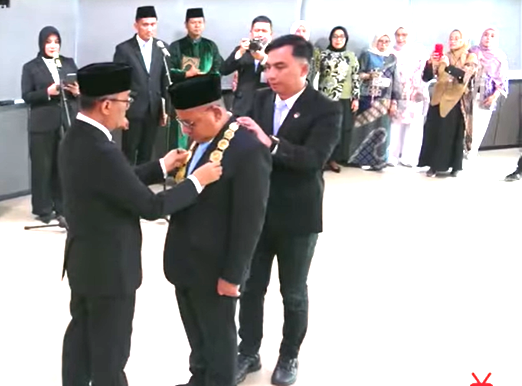 Pelantikan Prof. Dr. Ir. H. Takdir Saili, M.Si. sebagai Rektor Universitas Halu Oleo Periode 2026–2030
