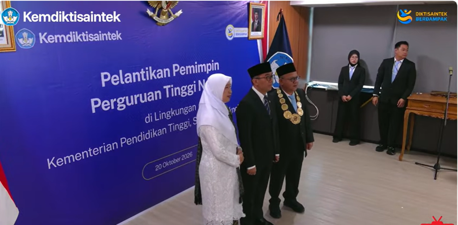 Prof. Takdir Saili Resmi Dilantik sebagai Rektor Universitas Halu Oleo Periode 2026–2030