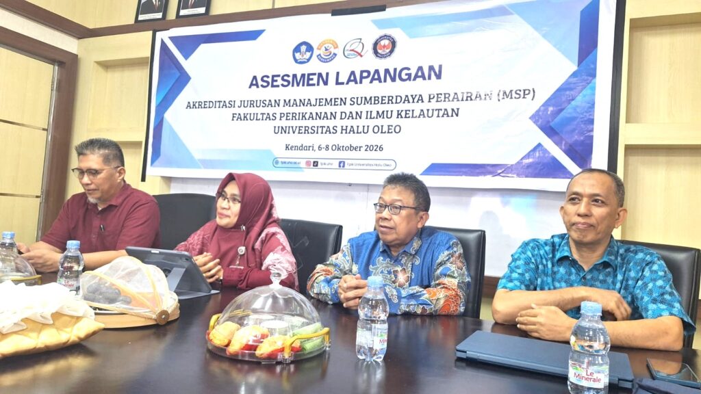 Asesmen Lapangan LAM PTIP Digelar pada Program Studi Manajemen Sumber Daya Perairan, FPIK UHO