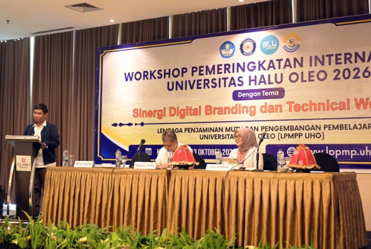 UHO GELAR WORKSHOP PEMERINGKATAN INTERNASIONAL